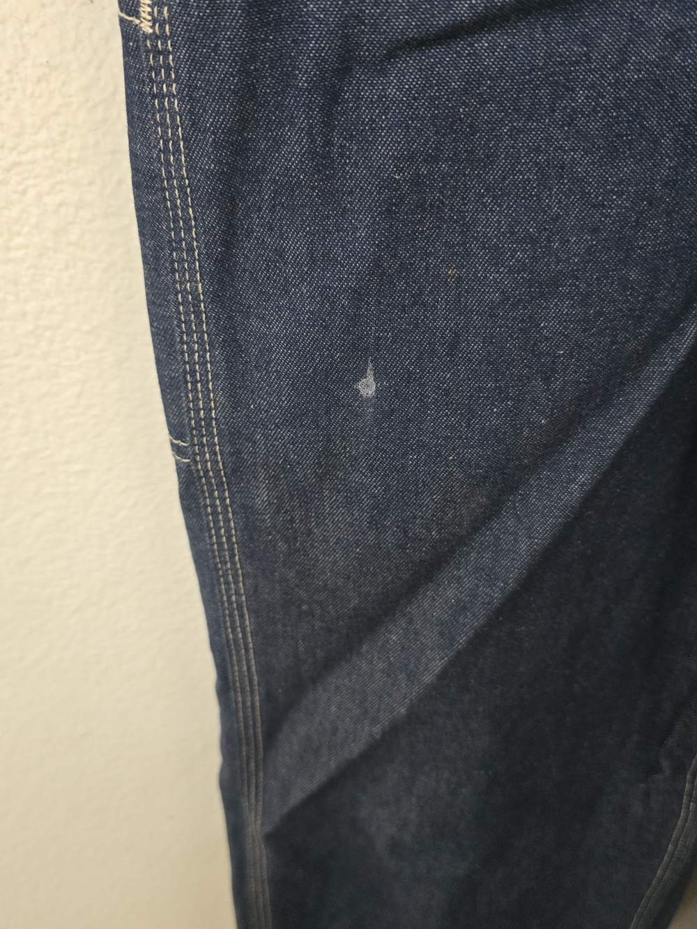 Carhartt Men's Dark Blue Denim Overalls - Picture 4 of 7